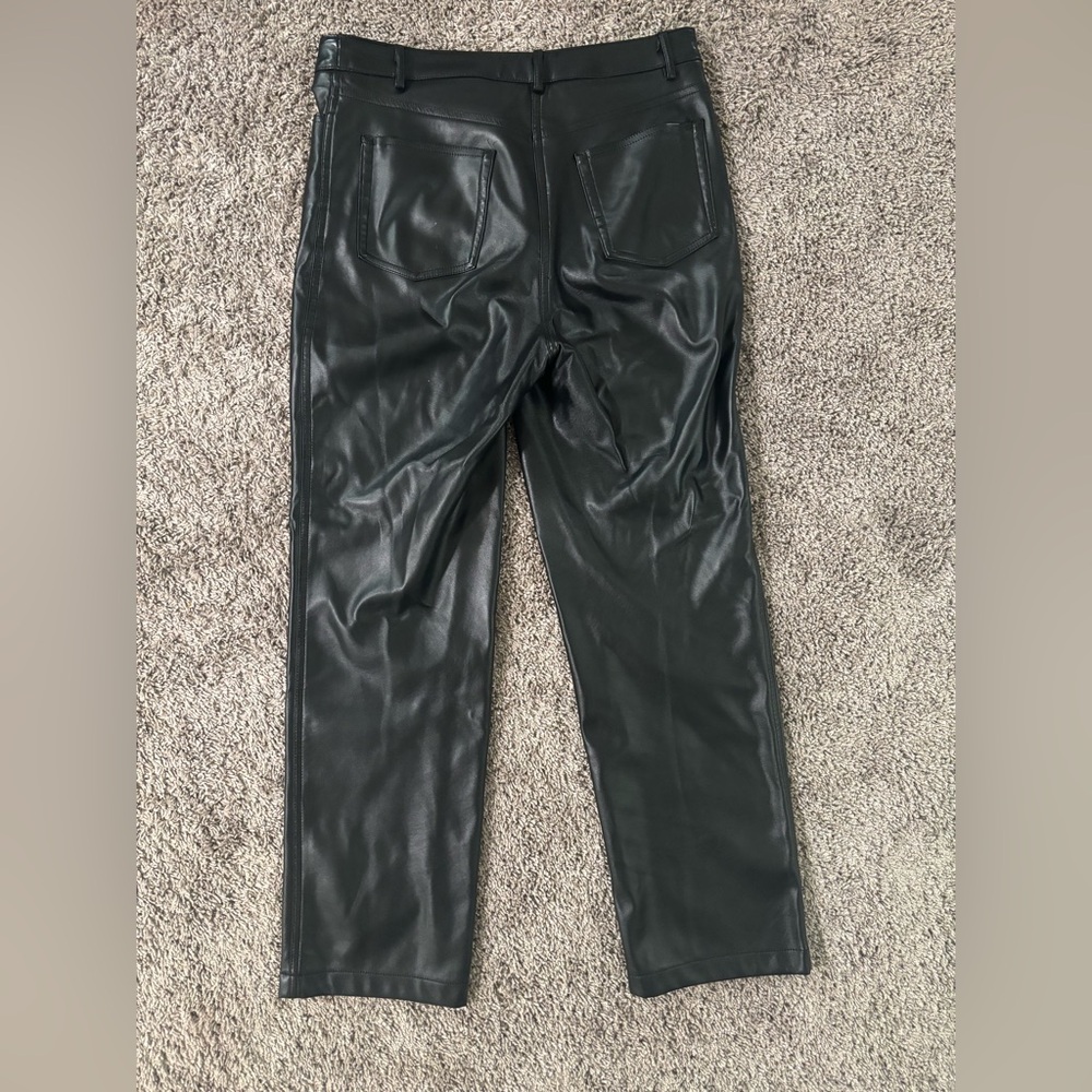 Black Leather Pants - Picture 3 of 3